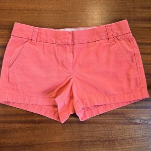 J. Crew Pink Chino shorts Size 6